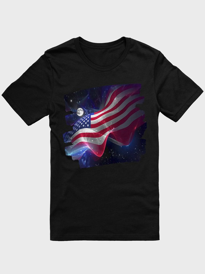 Flying High American Flag Supersoft T-Shirt product image (1)