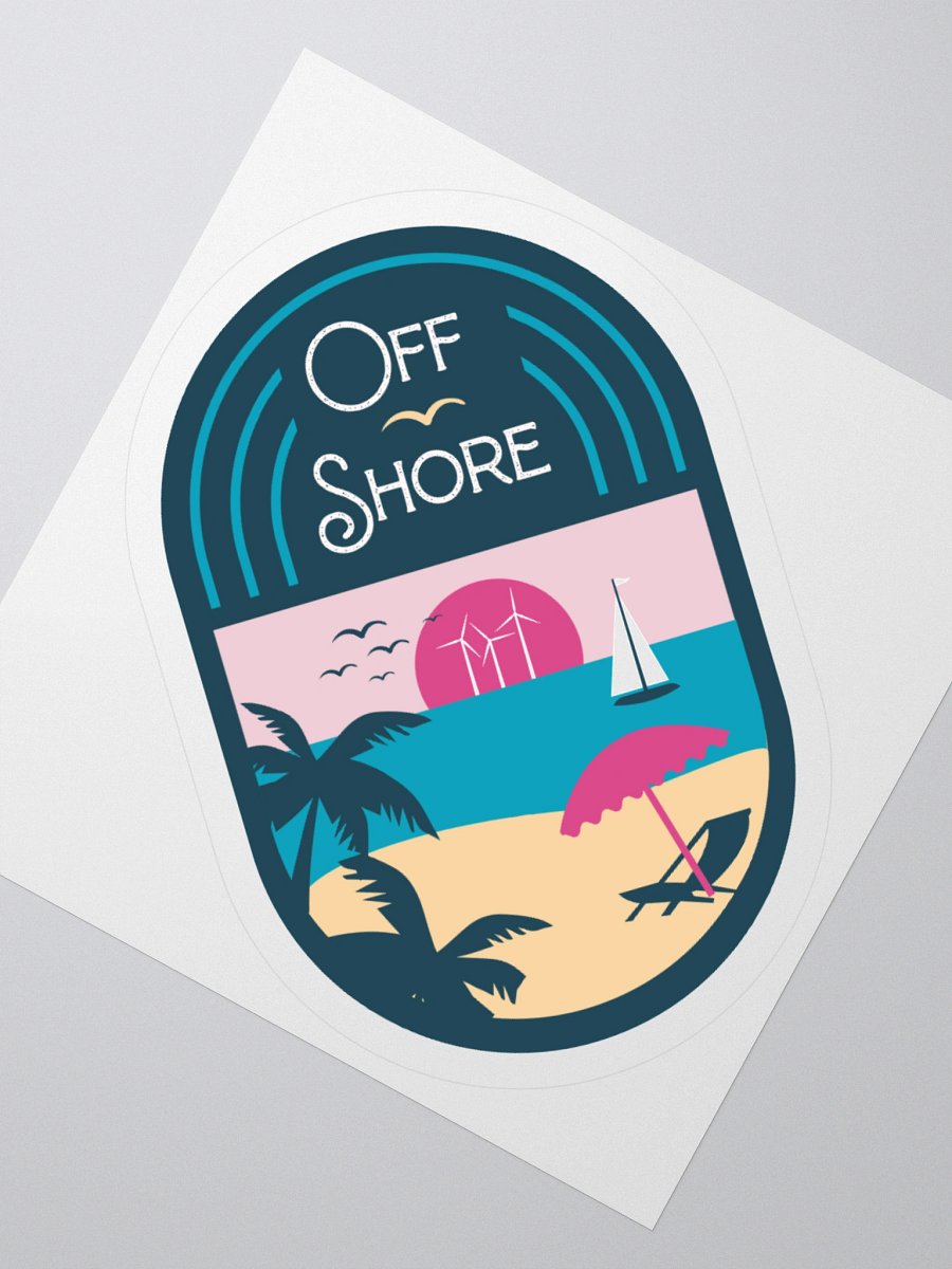 Offshore Vacay Sticker product image (6)