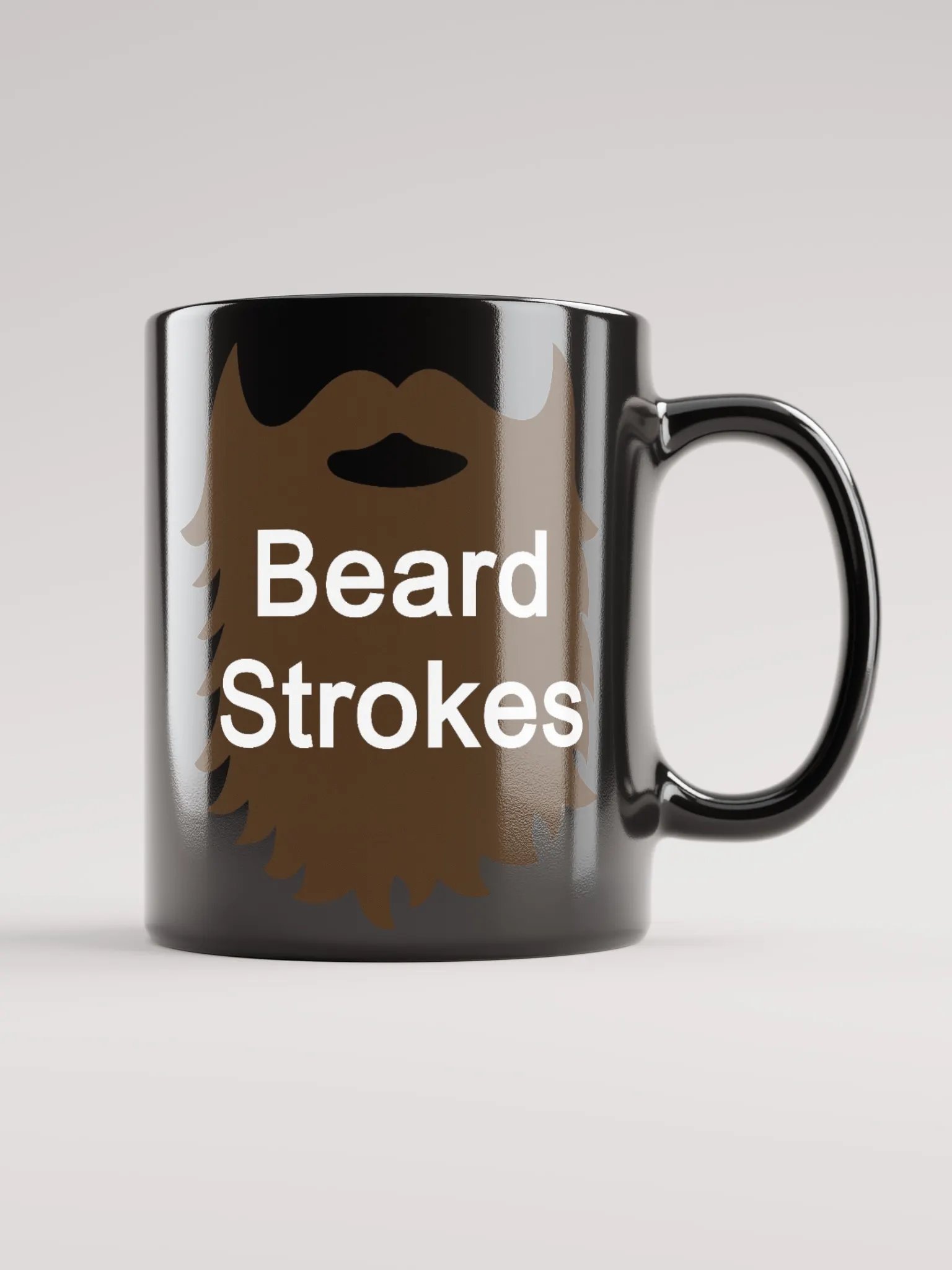 Beard Strokes Mug - Black product image (6)
