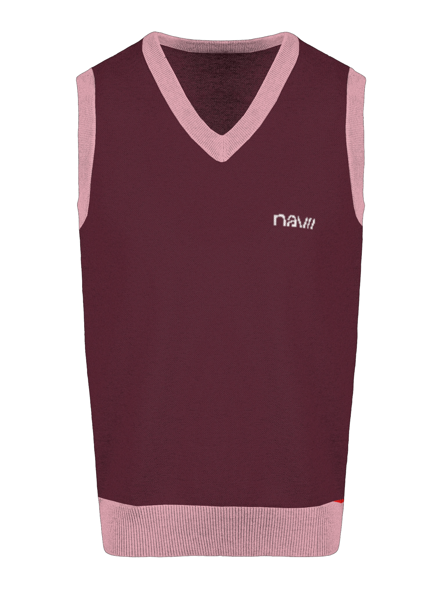 Navii | V-Neck Vest O1 | Burgondy product image (15)