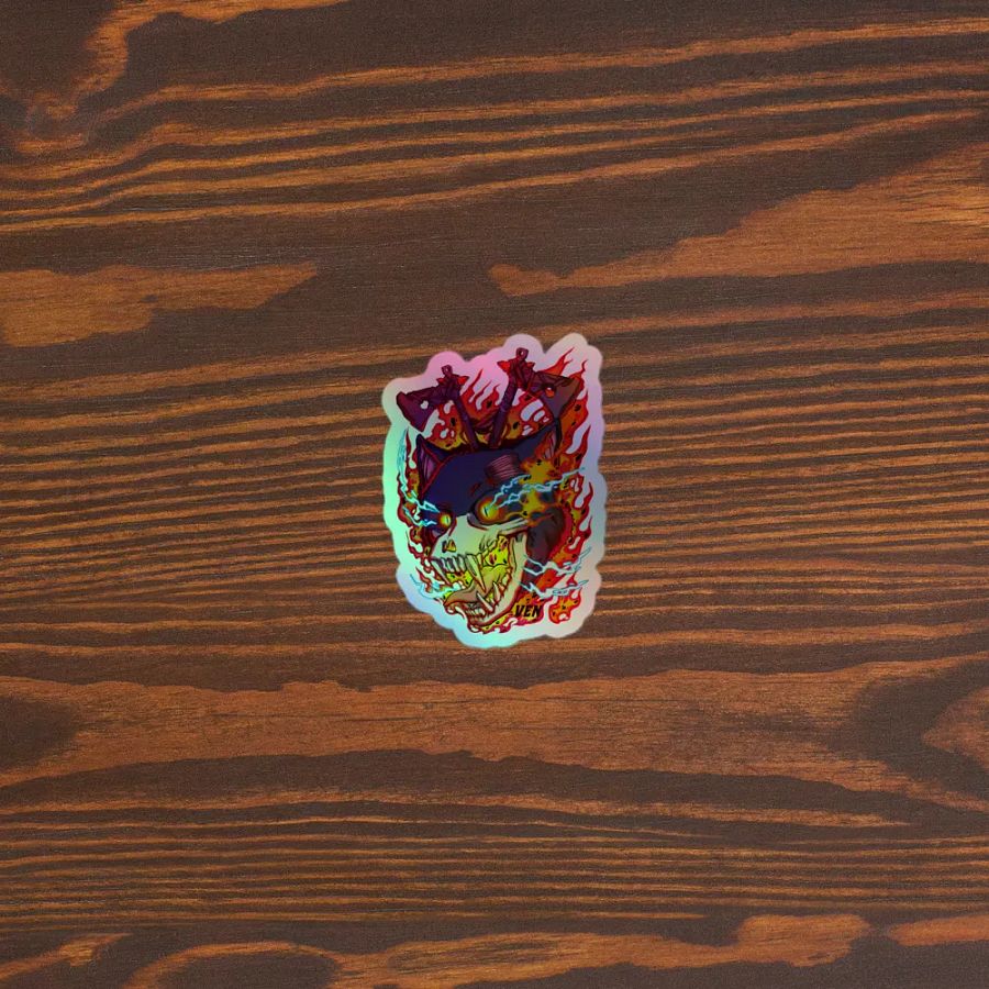 Infernal Pursuit Holographic Sticker product image (3)