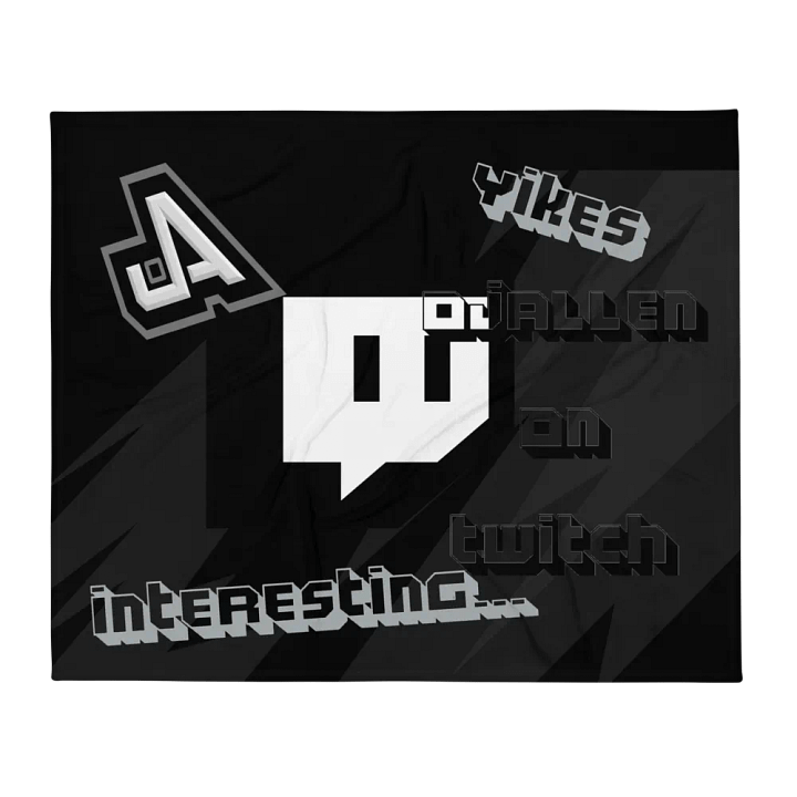 oJAllen - Custom Twitch Throw Blanket product image (2)