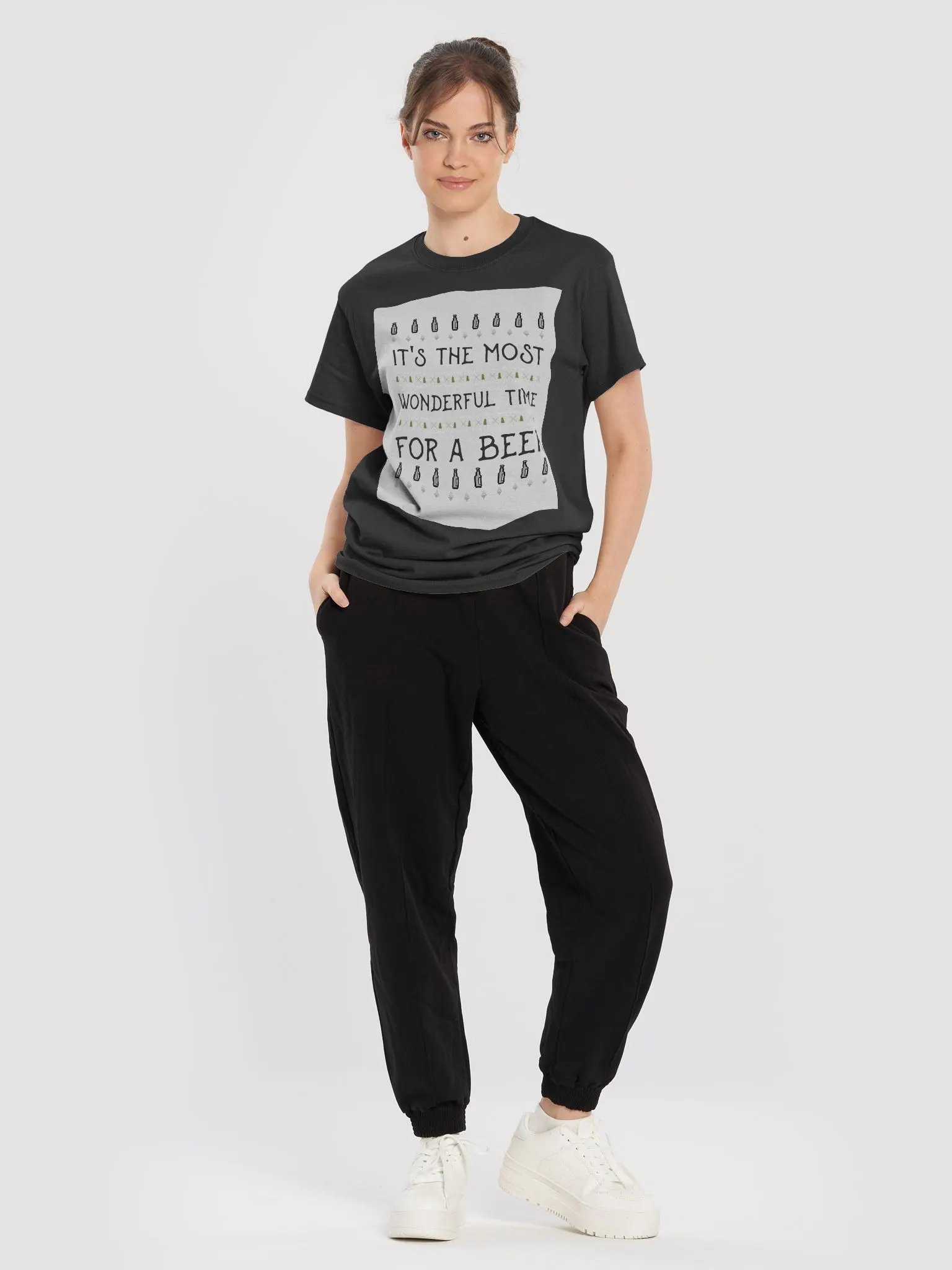 "The Most Wonderful Time for a Beer" Gildan Heavyweight T-Shirt - Festive Humor Style product image (4)