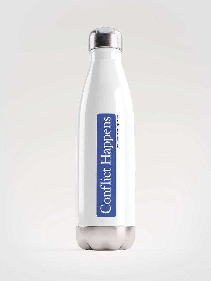 Conflict Happens - Water Bottle product image (1)