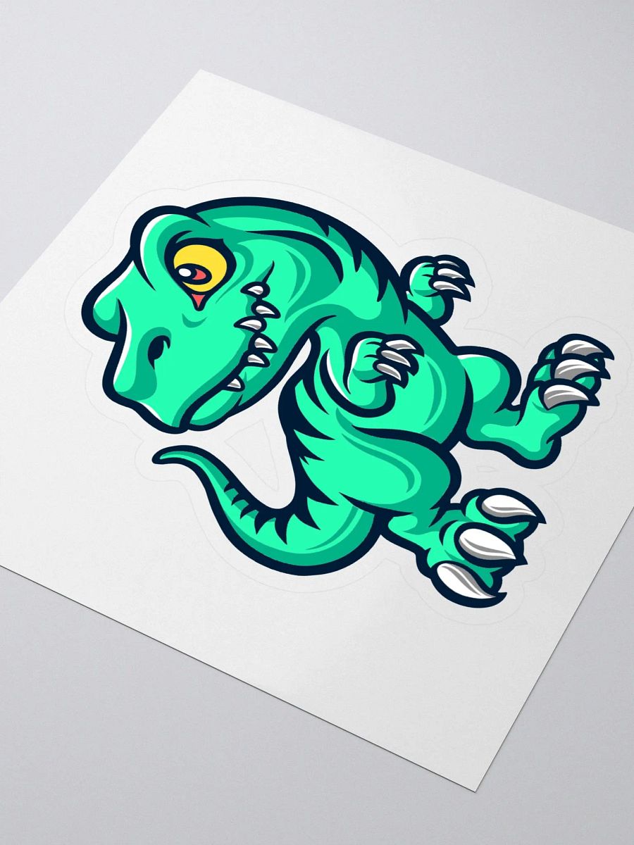 Green Dino Sticker product image (3)
