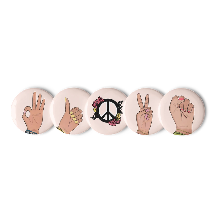 Peace At Hand Pin Set product image (5)