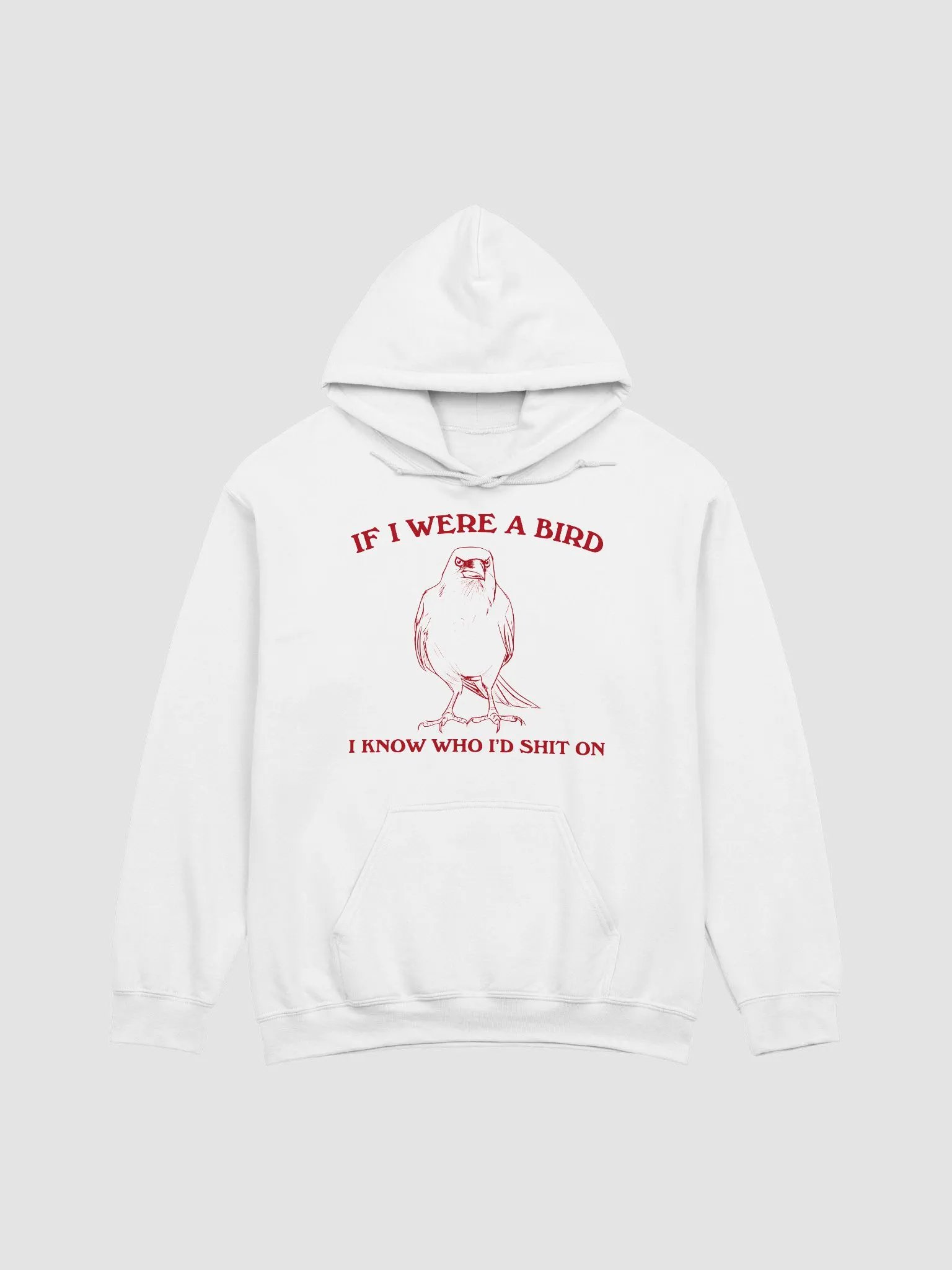 If I were a bird I'd know who to shit on Hoodie product image (1)