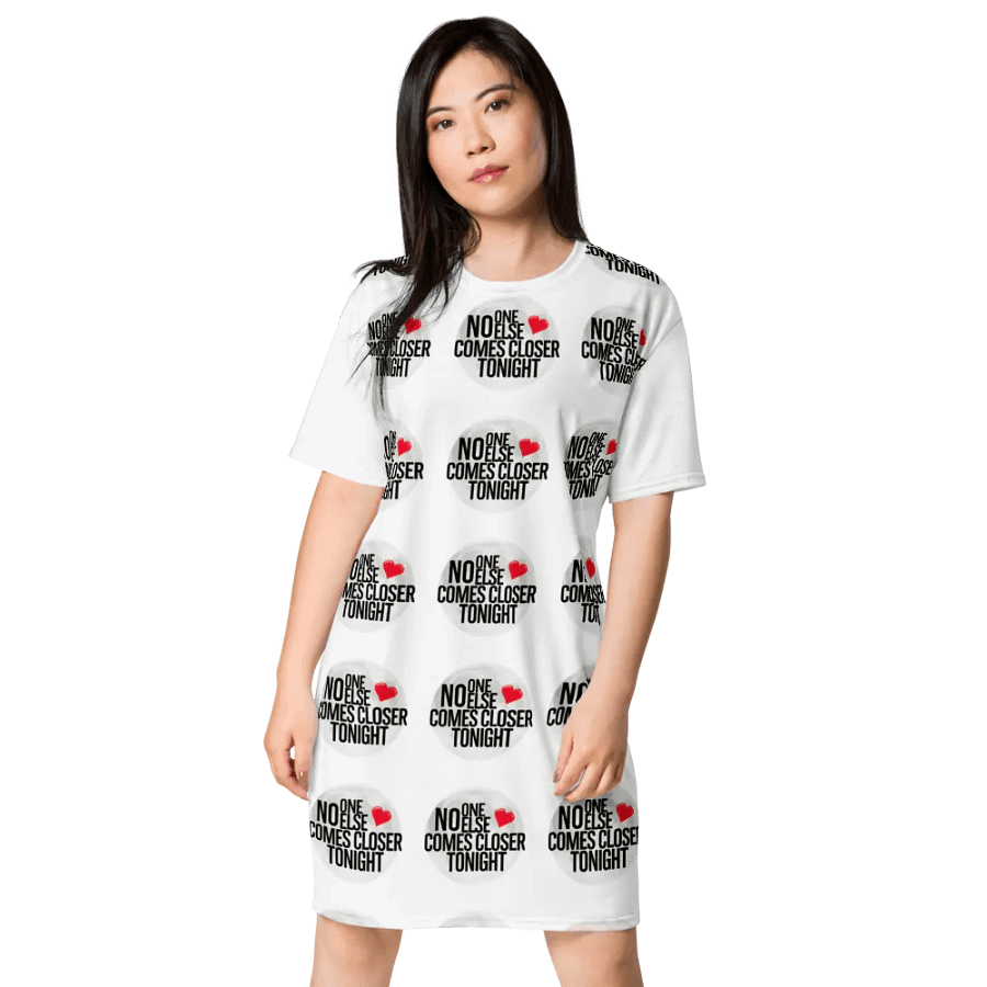 Moonlit Heartbeat Graphic Dress product image (1)