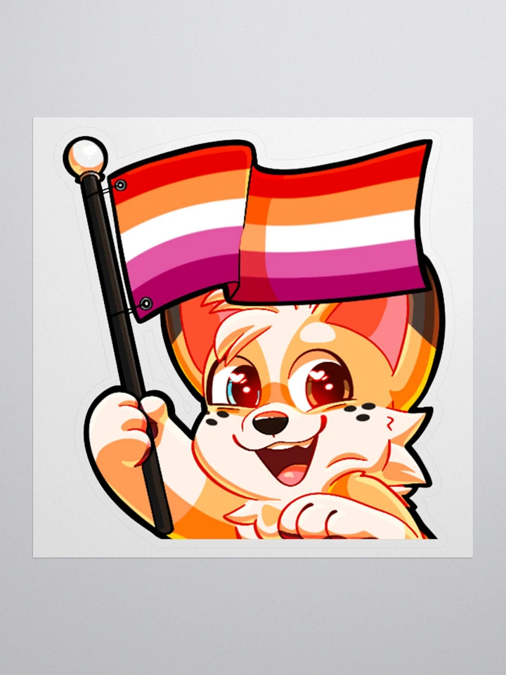 Lesbian Pride Sticker product image (1)