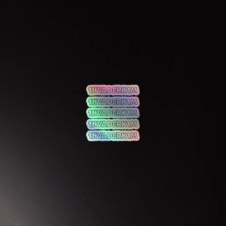INVADERK1M Holographic Sticker Set product image (4)