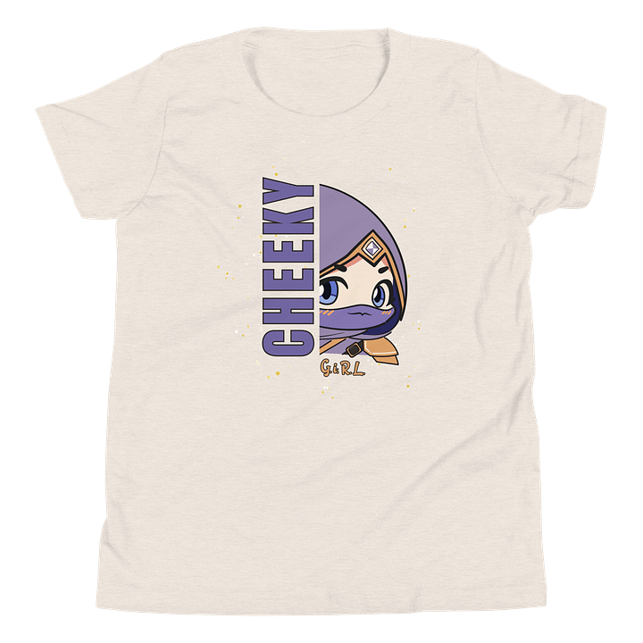 Gamer girl shirt - Cheeky from Level Up series by G.i.R.L. youth product image (2)