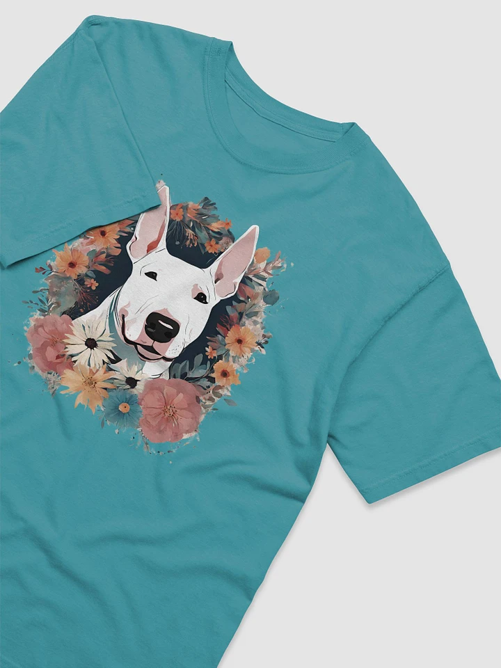 Floral Bull Terrier Comfort Colors T-Shirt product image (17)