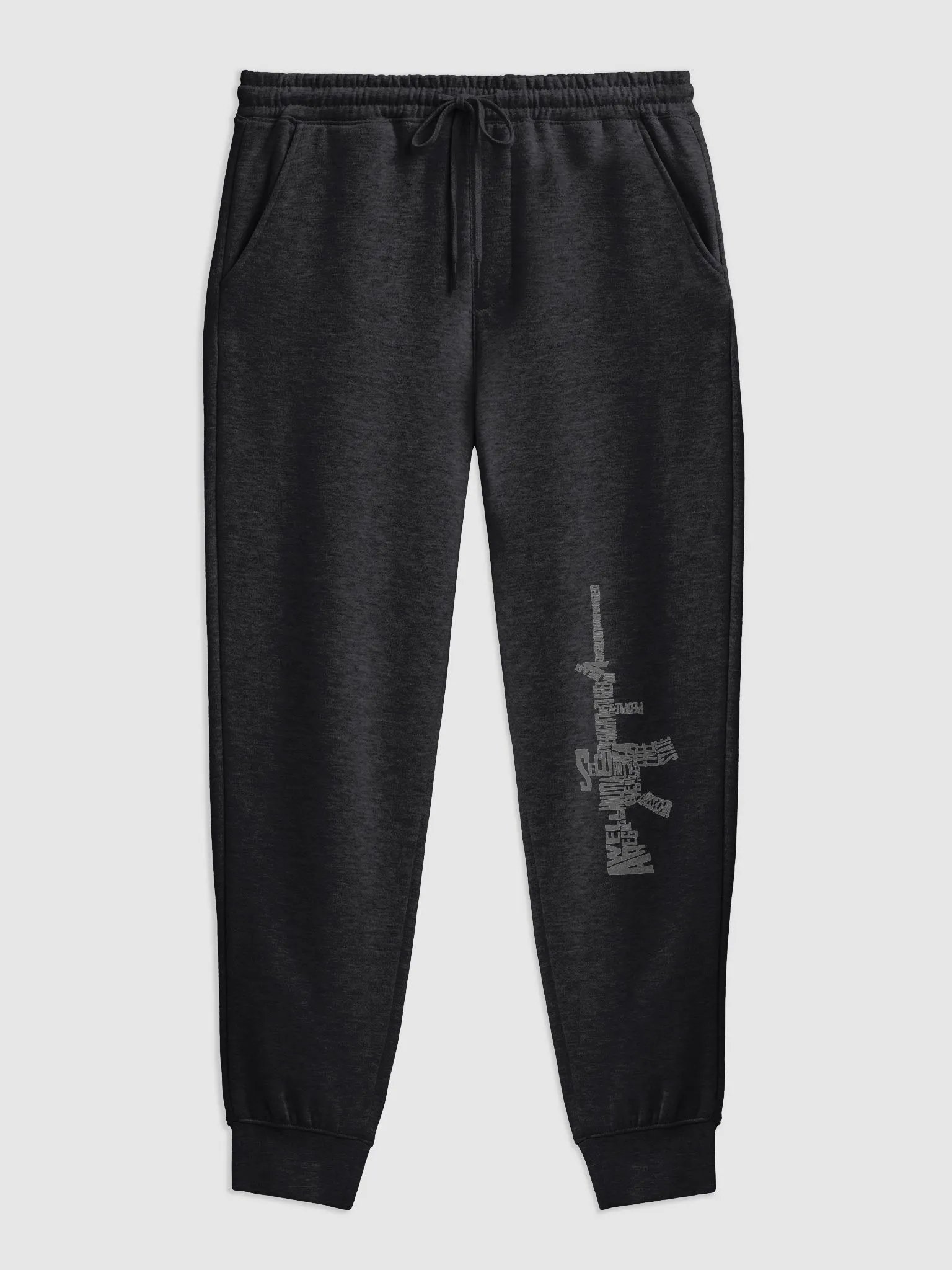 Eclectic Word Cloud | Fleece Joggers product image (1)