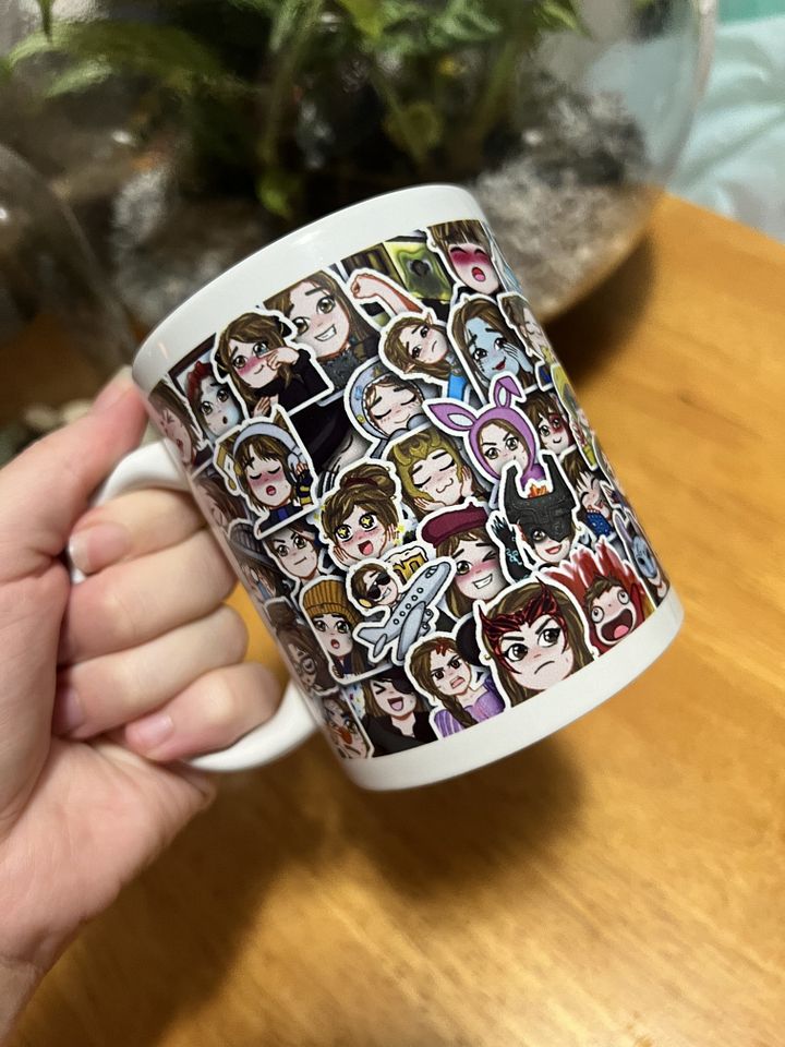 Emote Cluster Mug product image (1)
