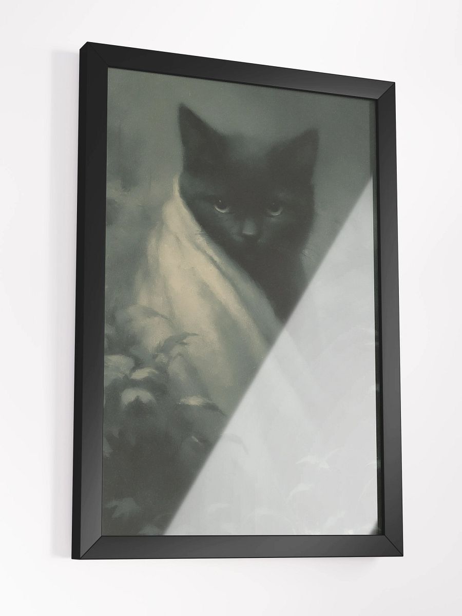 Enigmatic Feline Reverie Framed Poster product image (3)