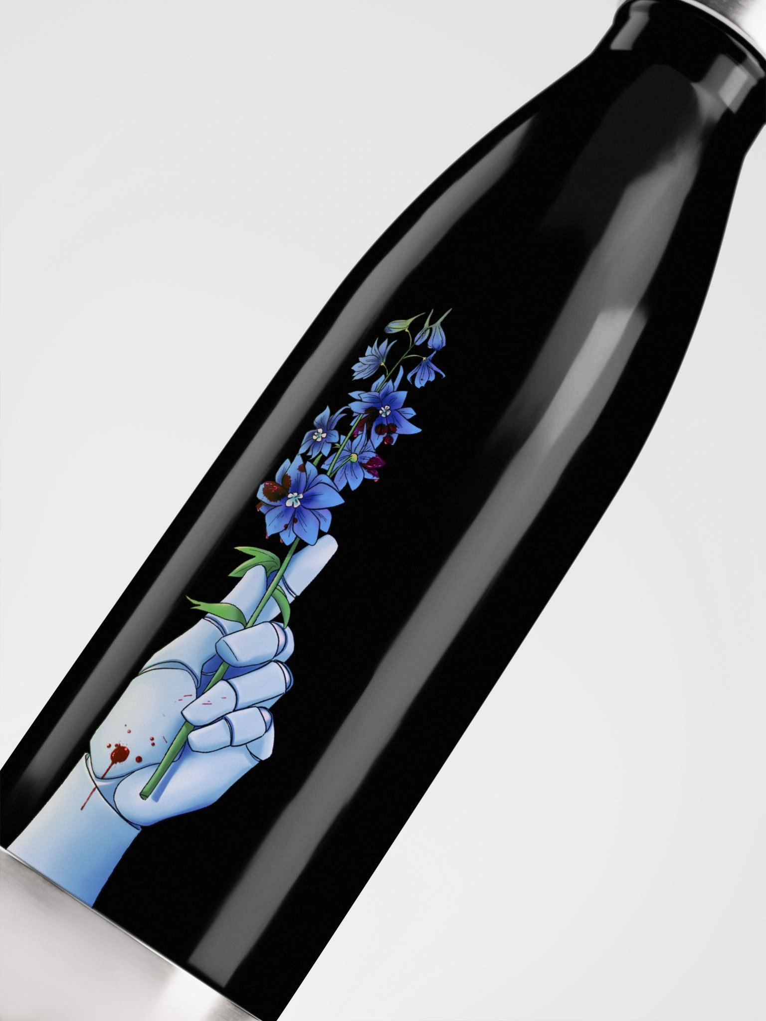 Sage's Hand Water Bottle - Echo of the Larkspur product image (5)
