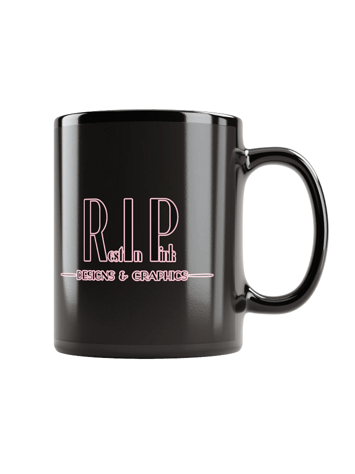 RIP Minimalist Logo - Black Ceramic Mug product image (1)