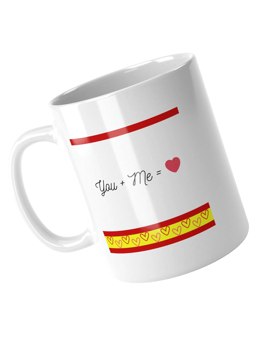 You Plus Me Equals Love Heart Mug product image (9)