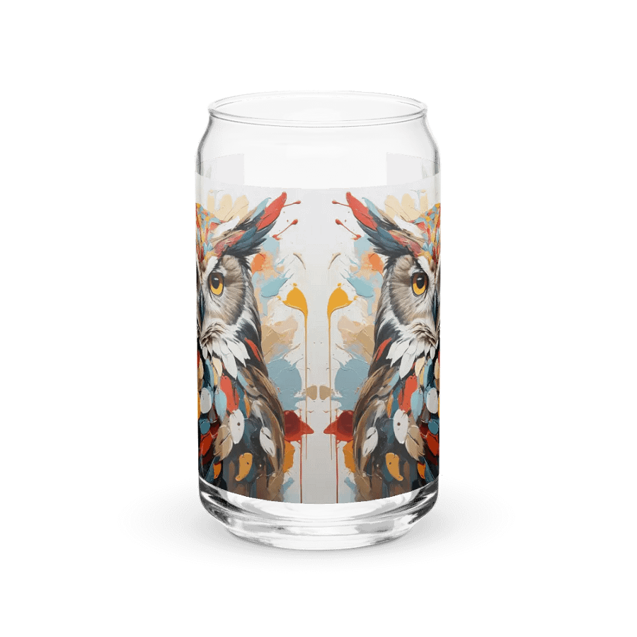 Twilight Guardian Owl Glass Can Sipper product image (3)