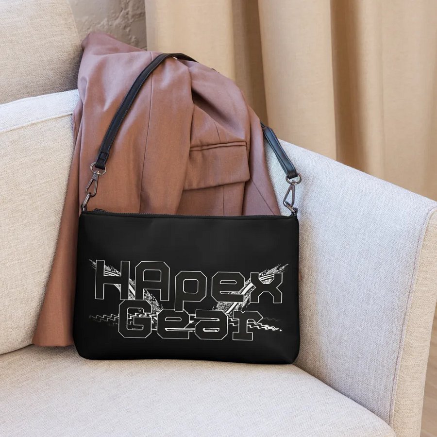 Crossbody Bag - Black - Black HApex Gear White Logo product image (6)