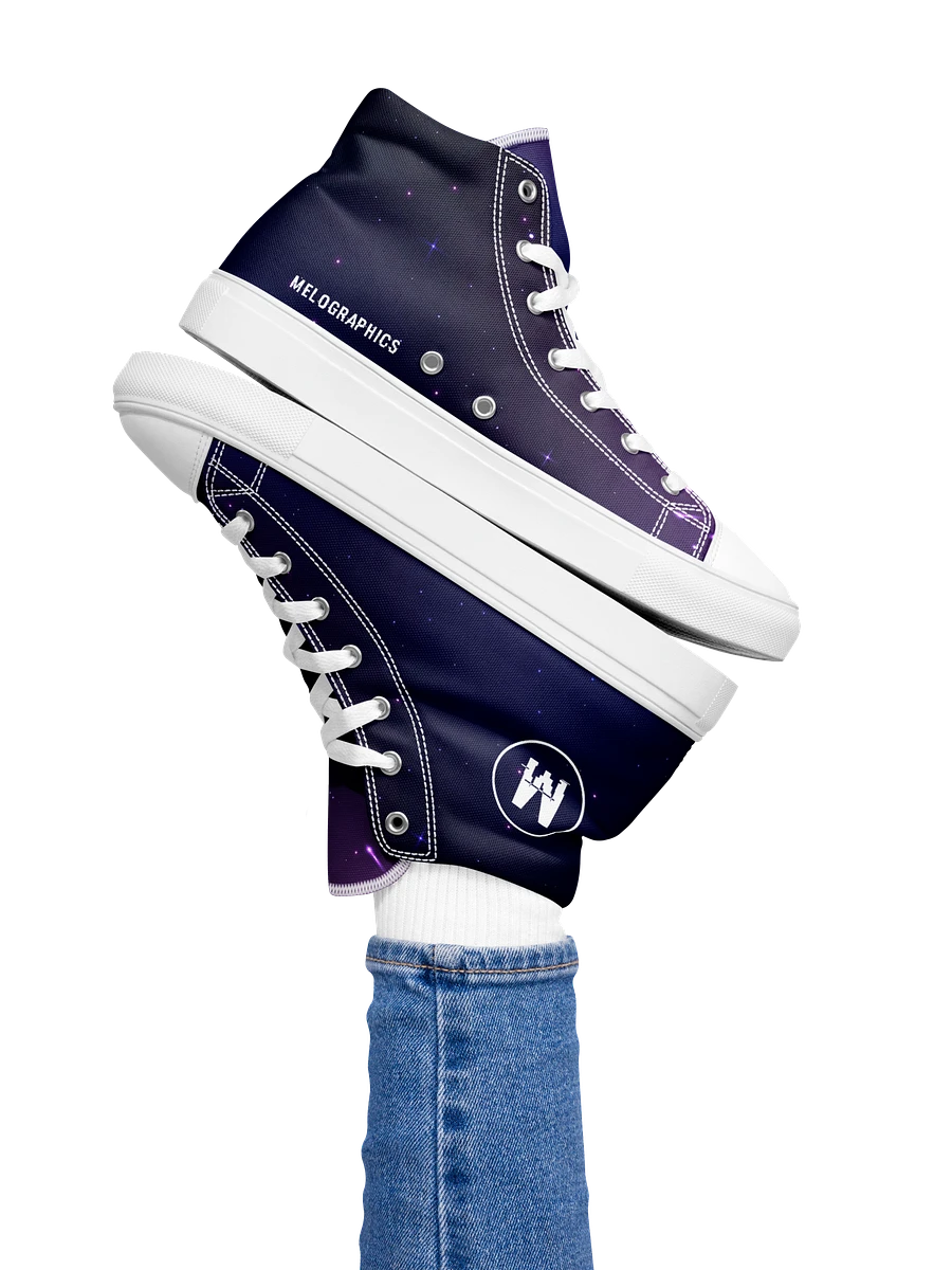 Grape Galaxy Quest - Women's High Tops | #MadeByMELO product image (3)