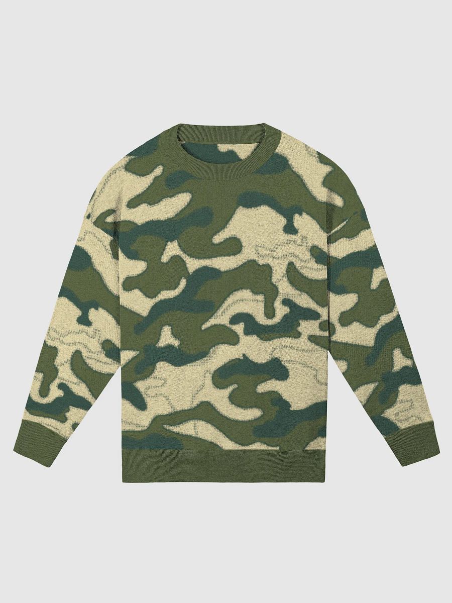 Camouflage Comfort Knitted Crewneck Sweater product image (5)