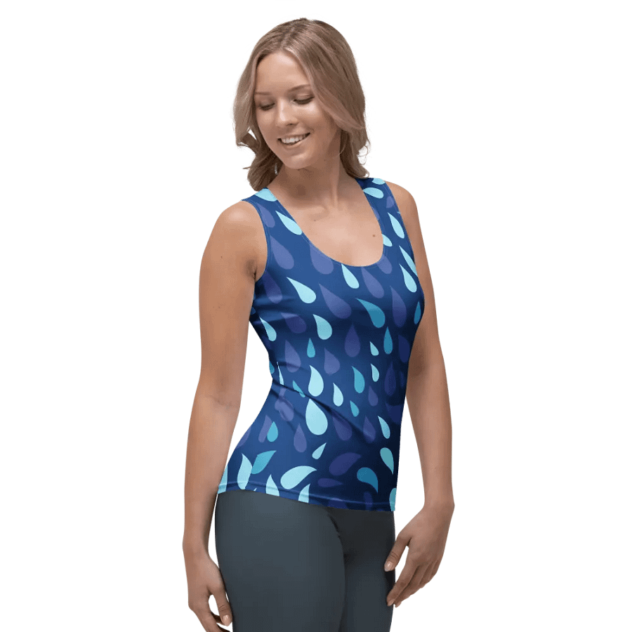 Swirling Teardrops Women's Tank Top product image (4)