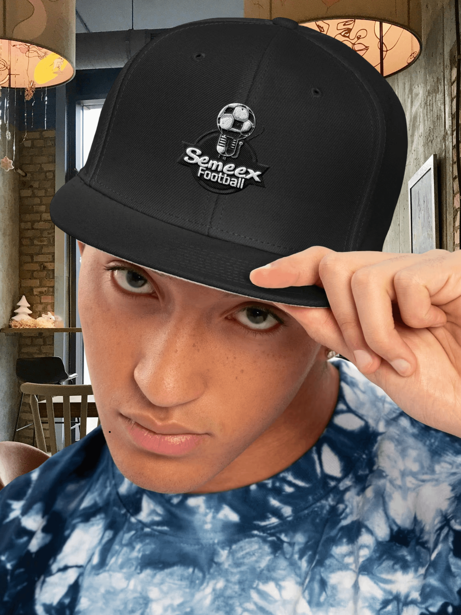 Otto Wool Blend Snapback Cap product image (2)