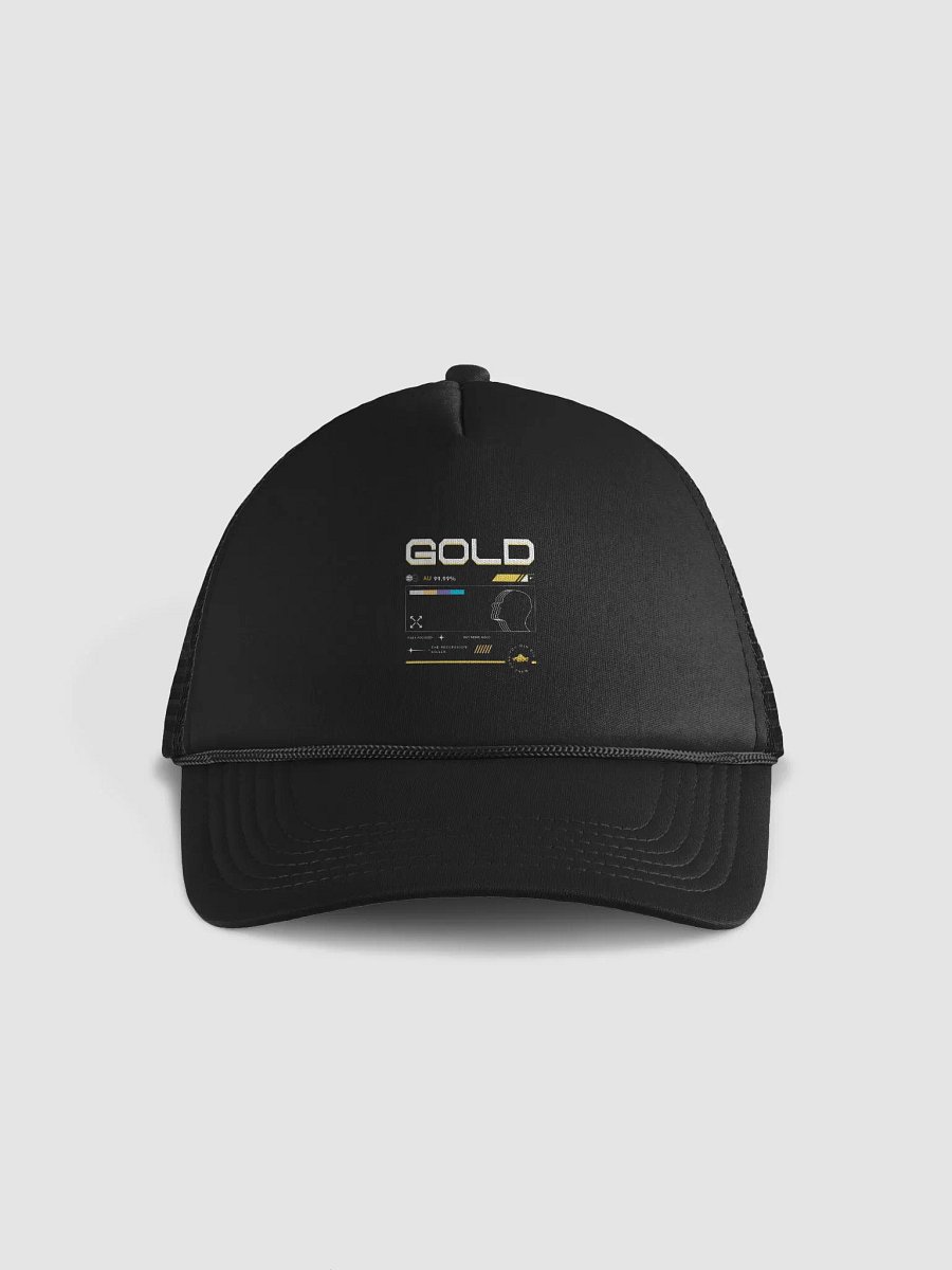 Gold AU 99.99% Foam Trucker Hat product image (1)