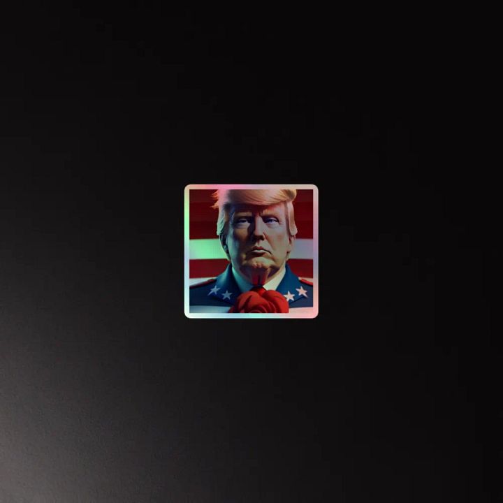 Country Trump Holographic Sticker product image (4)