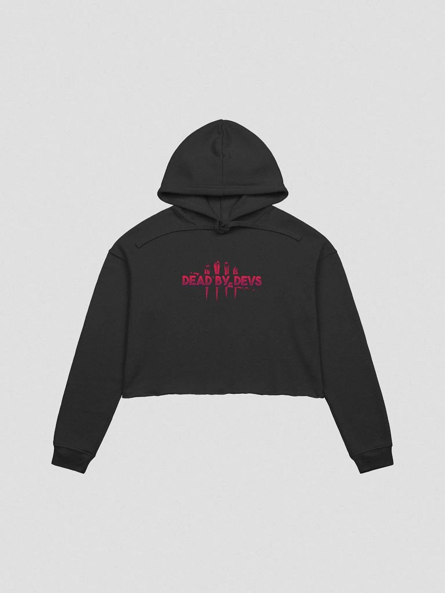 DEAD BY DEVS | CUSTOM PRINT CROP HOODIE product image (1)