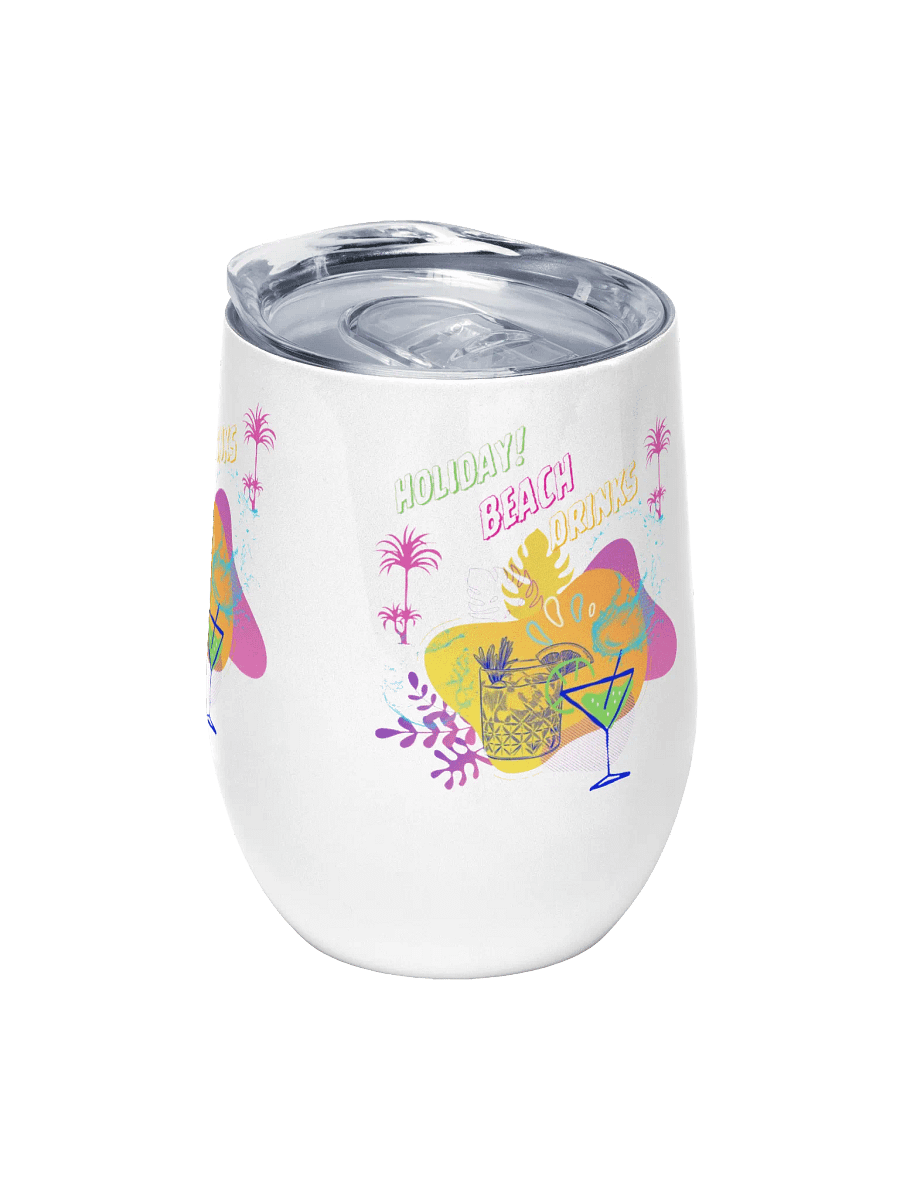 Tropical Vibes Wine Tumbler gift for sons daughters dads friends colleagues product image (5)