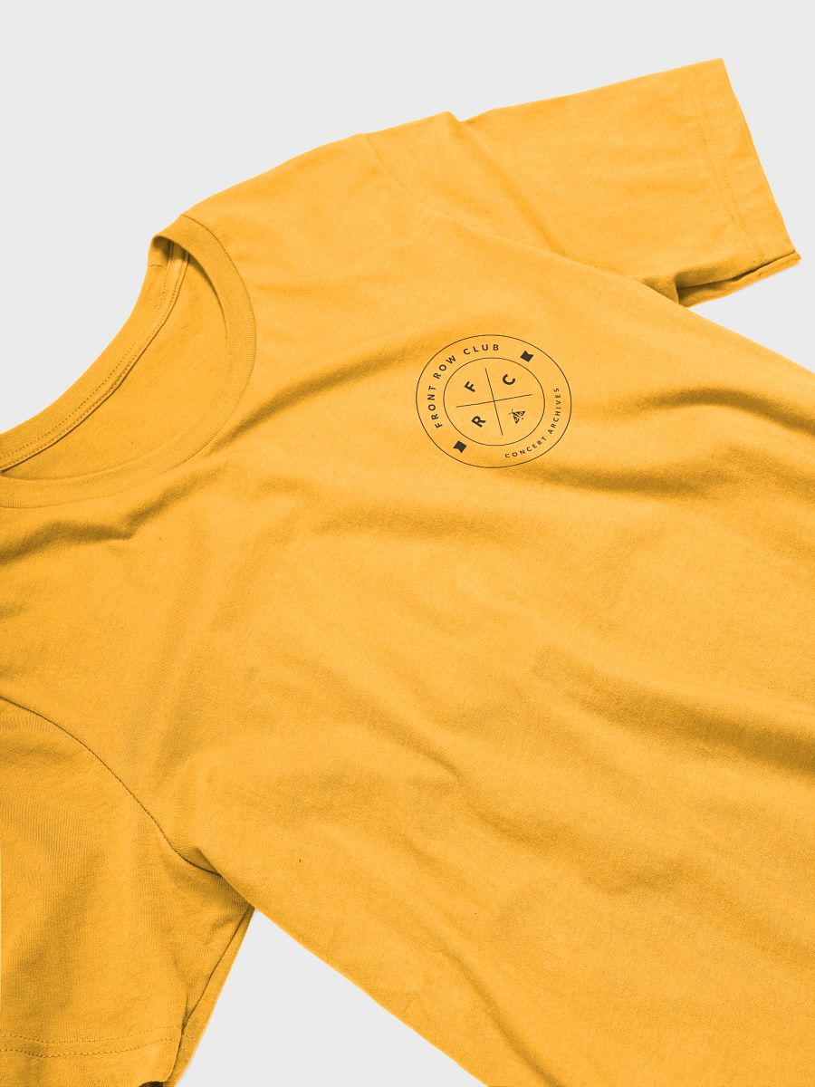 Front Row Club Icon (Black) on Chest T-Shirt (Logo On Back) product image (3)