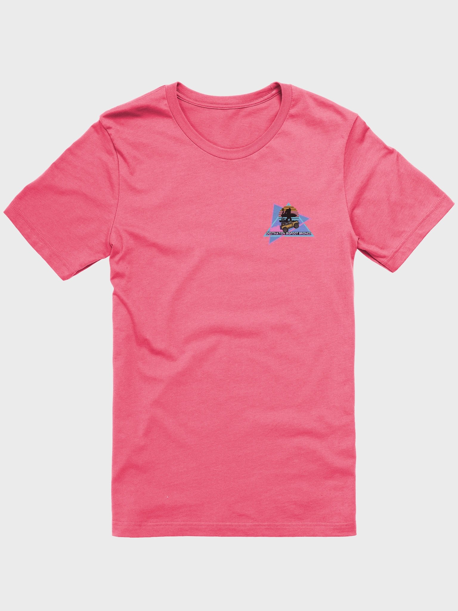 JC Edition Destination Bigfoot Bronco Retro-Inspired T-Shirt (Pink) product image (1)