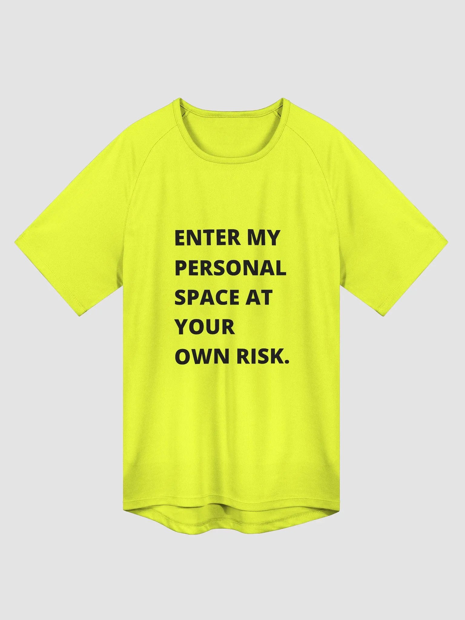 Personal Space Warning Unisex Sports Jersey product image (1)