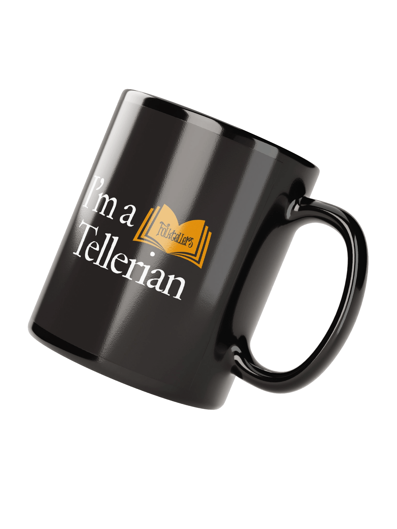 Folktellers: I'm a Tellerian - Black Glossy Mug product image (3)