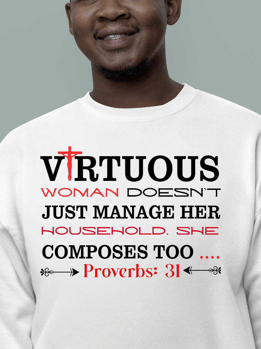 Virtuous Woman Inspirational Comfort Heritage Sweatshirt product image (1)