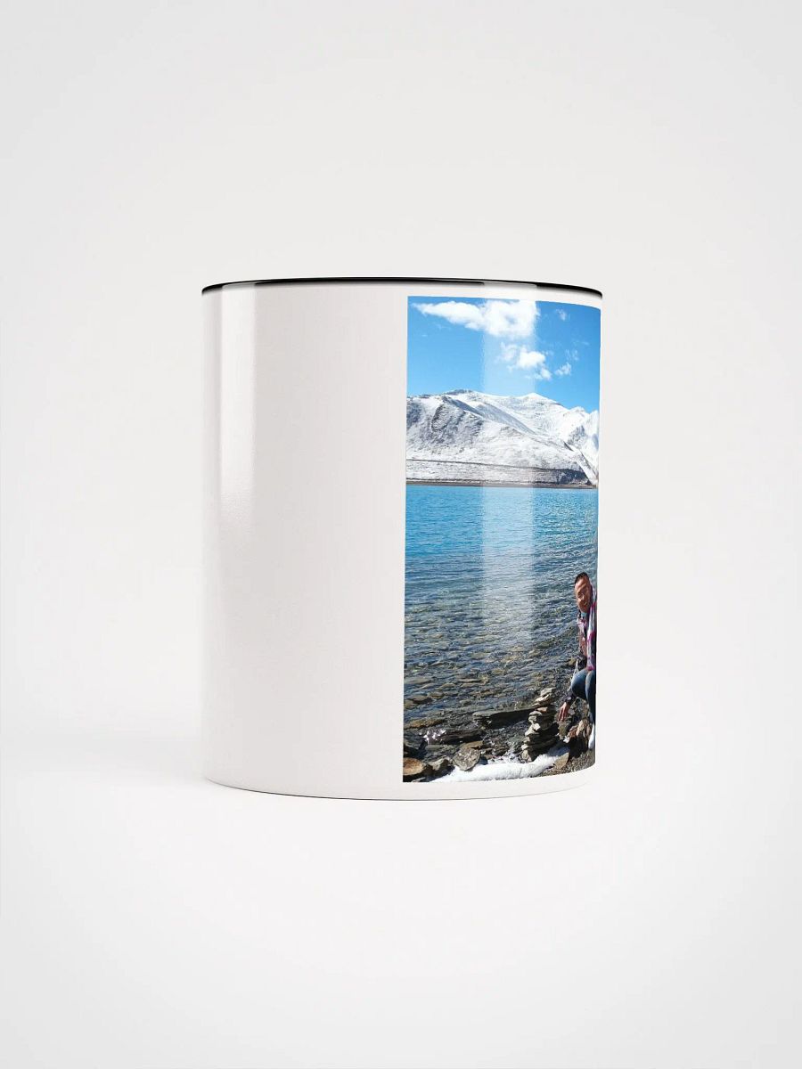 Ceramic Mug with Color Inside: snow mountain product image (10)