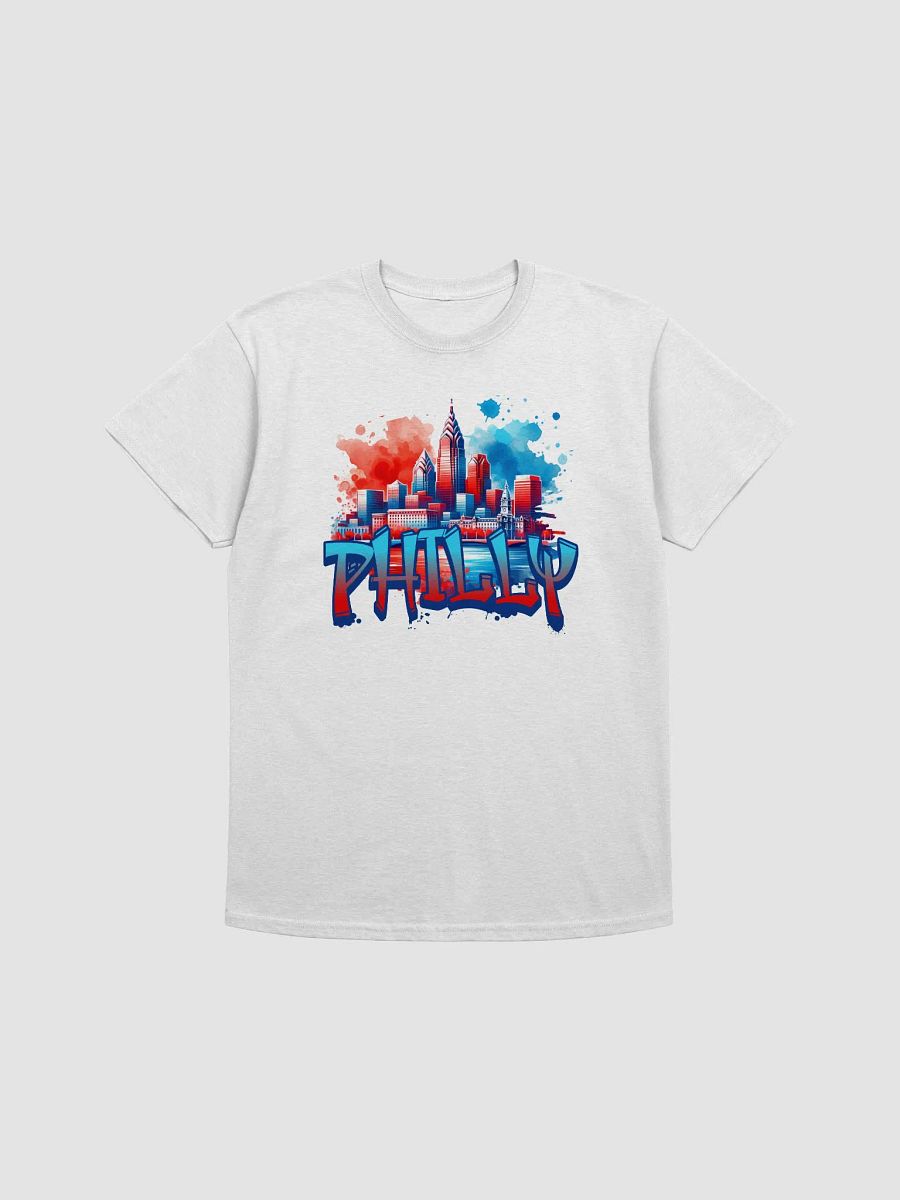 PHILLY CITYSCAPE TEE - RED/BLUE product image (23)