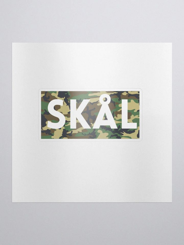 Skal Camo Sticker product image (1)