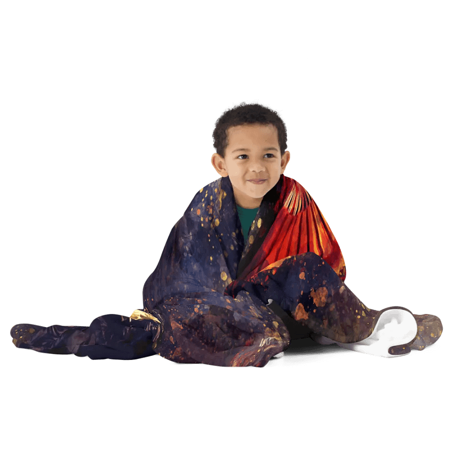 BTS - Jimin Iconic Fan Dance Throw Blanket - Designed by ChimberArt product image (12)