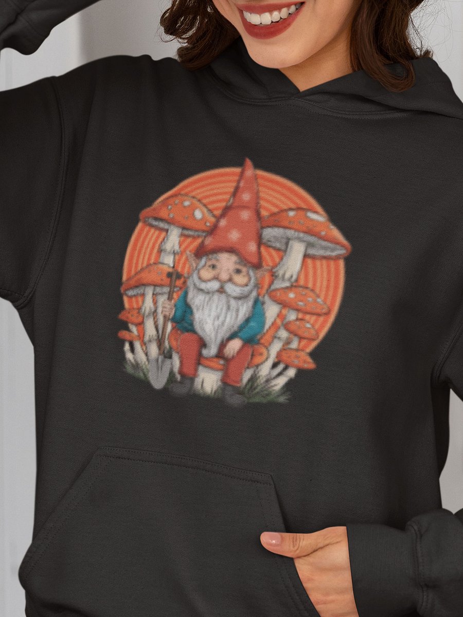Gnome Mushroom Magic Hoodie product image (1)