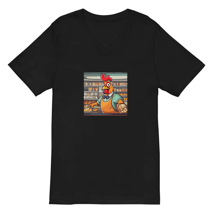 Cluckmart Attendant V-Neck Tee product image (2)