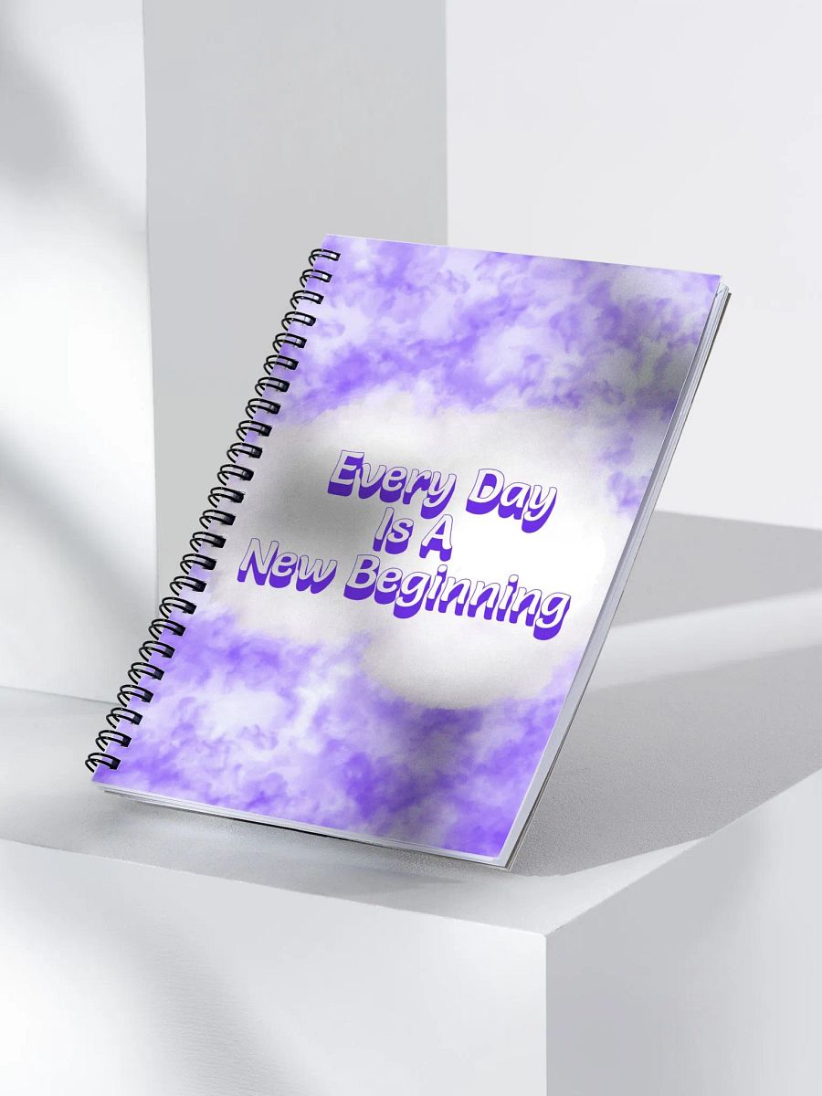 Every Day Is A New Beginning Inspirational & Motivational Spiral Bound Notebook Journal product image (3)