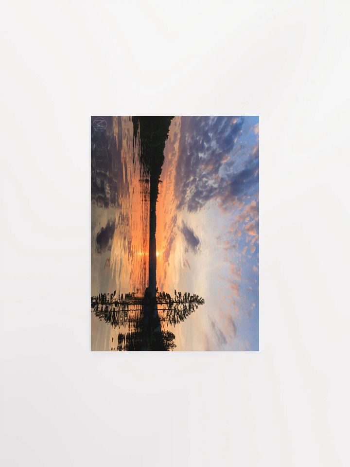 Three Tree Sunset Print product image (2)