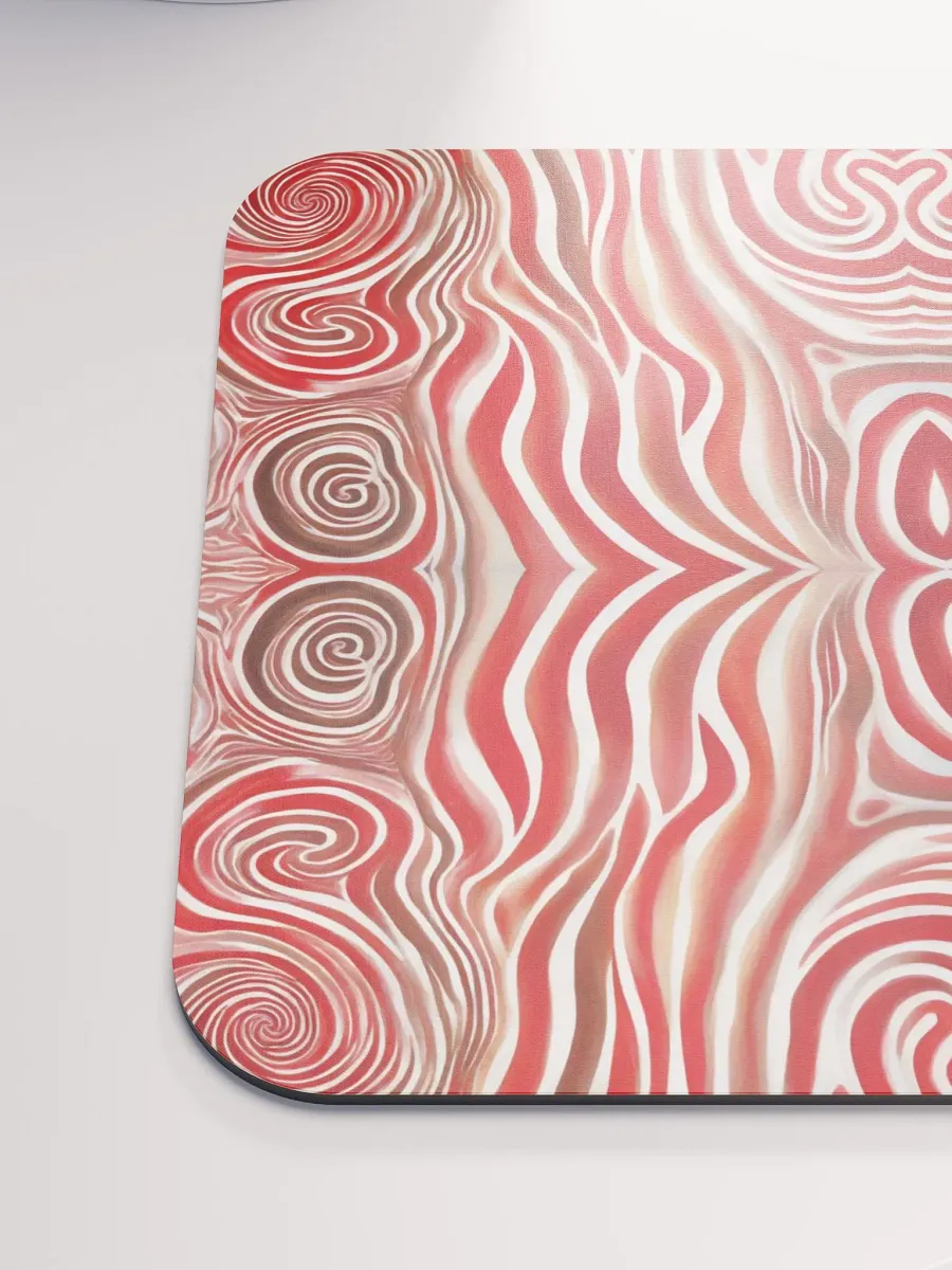 Funky Red Liquid Explosion Tie-Dye Classic Mouse Pad product image (7)