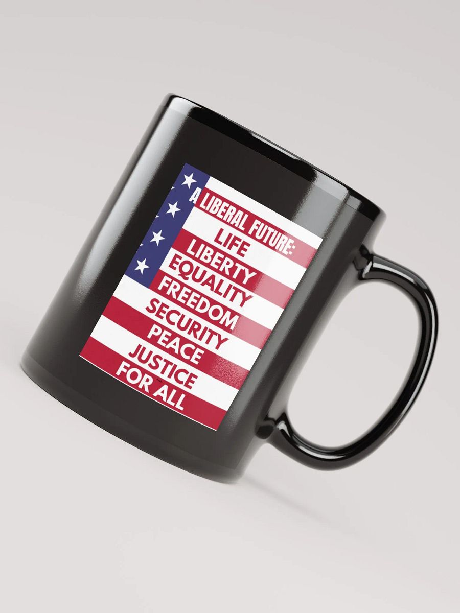 Liberal Virtues Glossy Black Mug product image (4)