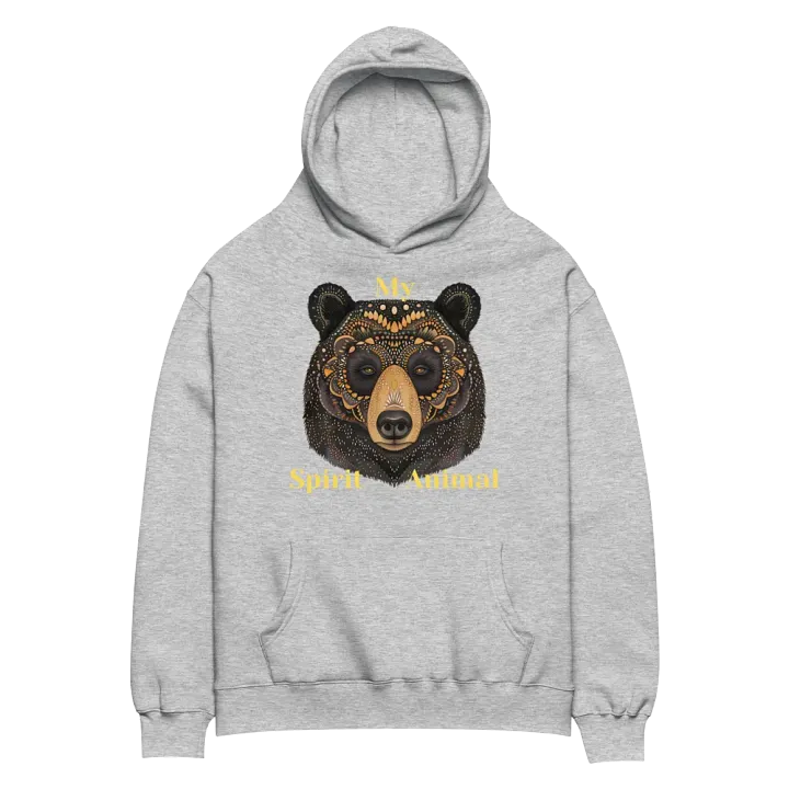 Spirit Animal Bear Oversized Hoodie product image (29)
