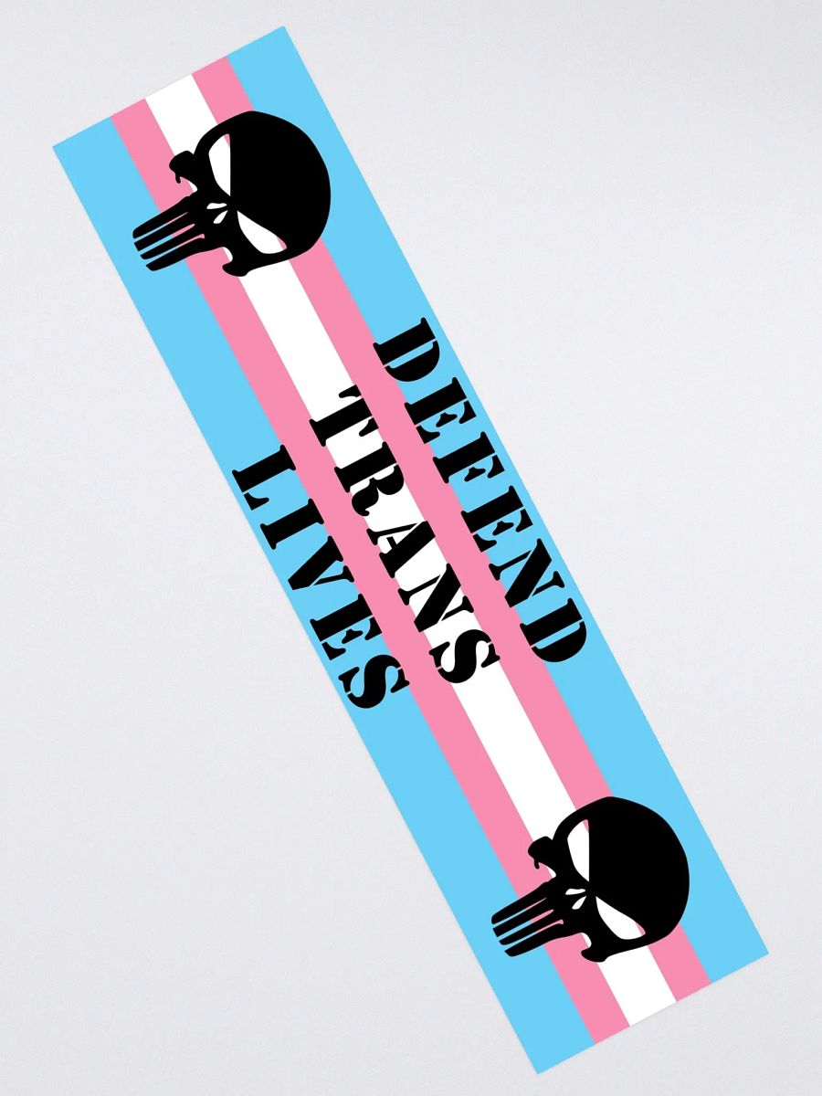 Defend Trans Lives - Bumper Sticker - Punisher product image (2)