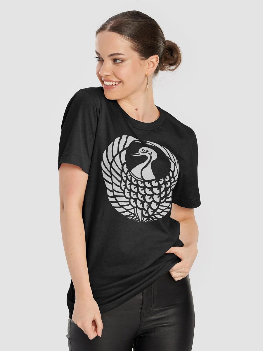 Tsuru-no-maru Crest T-Shirt – Symbol of Longevity & Nobility product image (4)